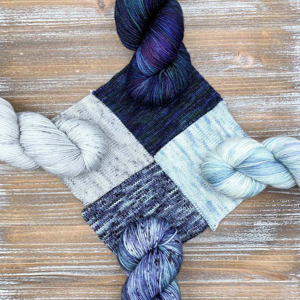 Multinoa - Air colorway kit - Fiber Optic Yarns