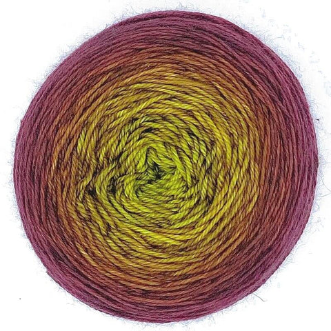 Spiced Honeycomb Cowl Yarn Kit - Symphony & Shadow - Fiber Optic Yarns